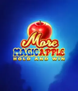 Enter the magical realm of More Magic Apple Hold and Win Slot by 3 Oaks Gaming, highlighting a luminous red apple against a deep blue background. This graphic captures the game's theme of enchantment and wonder. Ideal for lovers of magical themes, the vibrant colors and enticing artwork ensure it captures attention. 