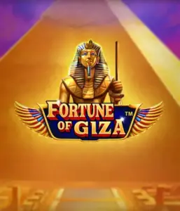 Uncover the timeless world of the Fortune of Giza game by Pragmatic Play, featuring a noble depiction of a Pharaoh amid the iconic pyramid backdrop. This image conveys the splendor of Egyptian history, ideal for history buffs, offering a thrilling gaming experience.